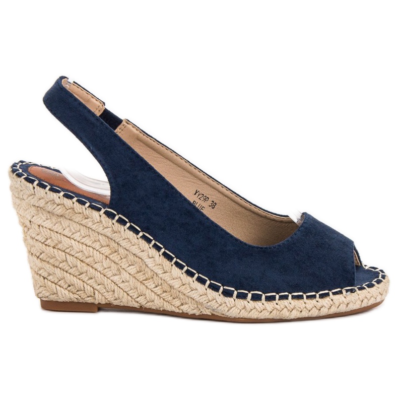 Seastar Sandalias de cuña azul azul marino