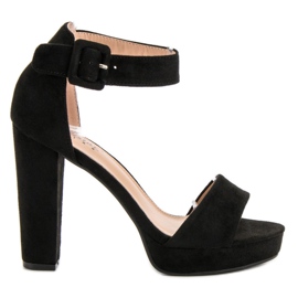 Seastar Sandalias sexy en la plataforma negro
