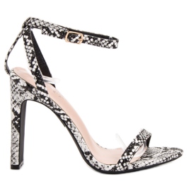 Seastar Sandalias con estampado animal gris