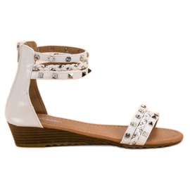 SHELOVET Sandalias Rock blanco