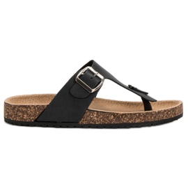 Seastar Chanclas cómodas negro