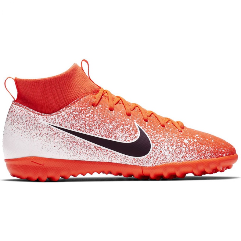 Zapatillas de fútbol Nike Mercurial Superfly X 6 Academy Tf Jr AH7344-801 multicolor naranja