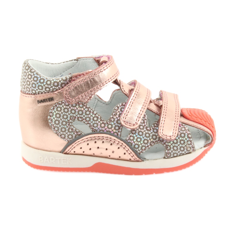 Sandalias Bartek 81021 oro rosa naranja gris amarillo rosado