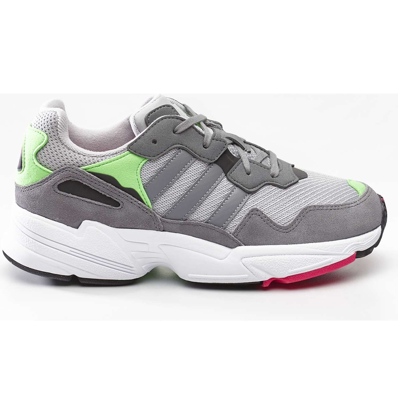 Adidas Yung 96 J 802 Gris Dos Gris Tres Choque Rosa multicolor