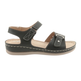 Sandalias de mujer confort negras DK 25131 negro