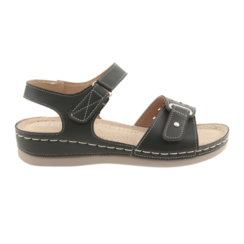 Sandalias de mujer confort negras DK 25131 negro