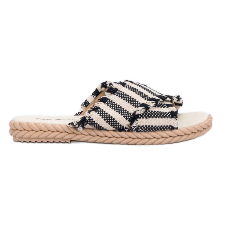 Seastar Pantuflas Rayas negro Seastar Pantuflas Rayas negro