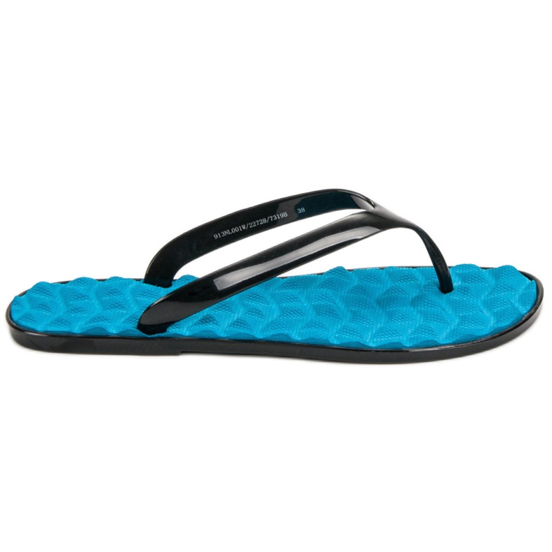SHELOVET Chanclas de goma azul