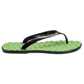SHELOVET Chanclas de goma verde