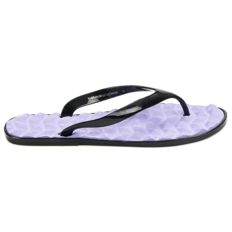 SHELOVET Chanclas de goma violeta