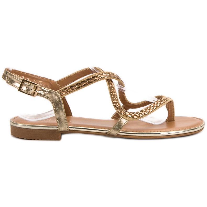 Small Swan Sandalias japonesas amarillo