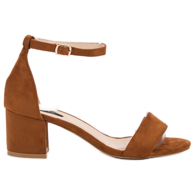 Sandalias VICES de ante marrón