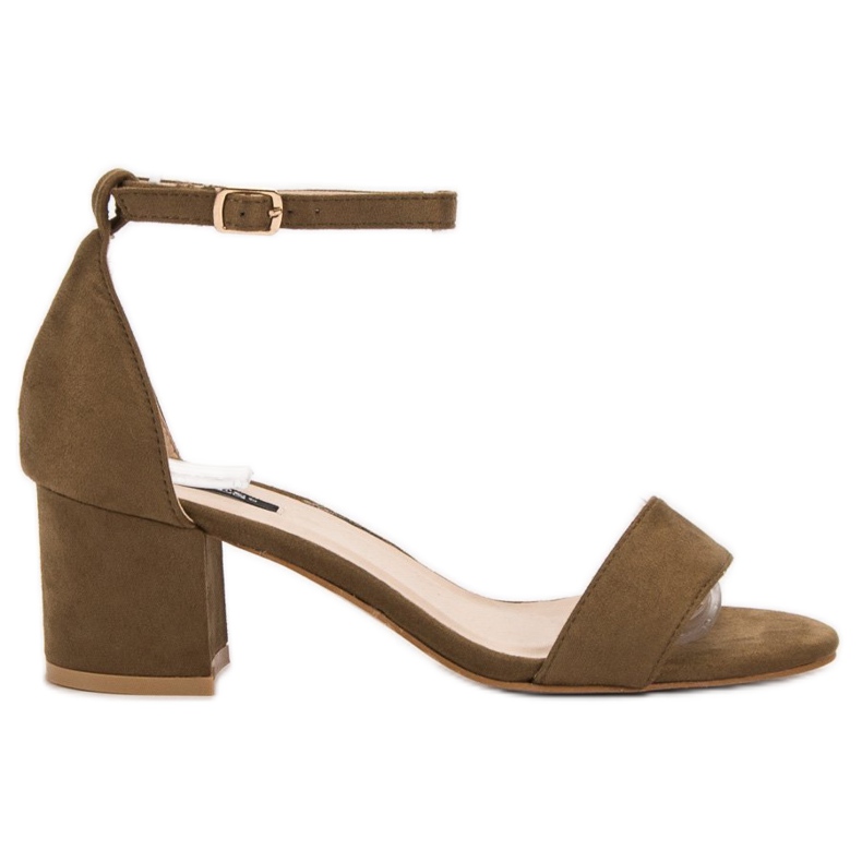 Sandalias VICES de ante marrón