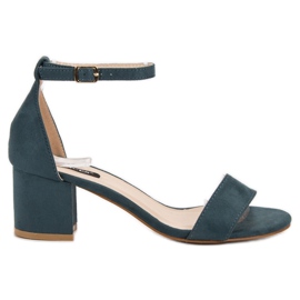 Sandalias VICES de ante azul
