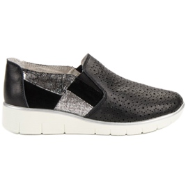Filippo Zapatos negros sin cordones Filippo Zapatos negros sin cordones