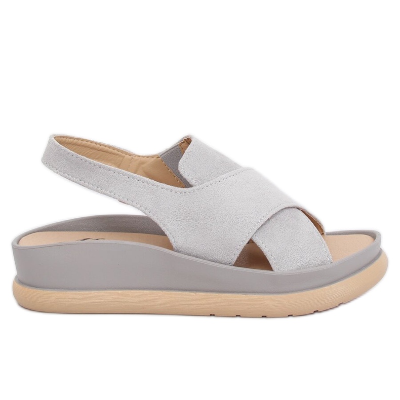 Sandalias de mujer gris G-202 Gris