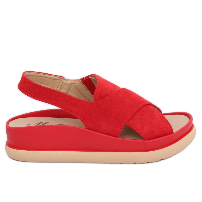 Sandalias de mujer rojas G-202 Red rojo