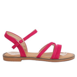 Sandalias mujer fucsia S55 Rosered rosado