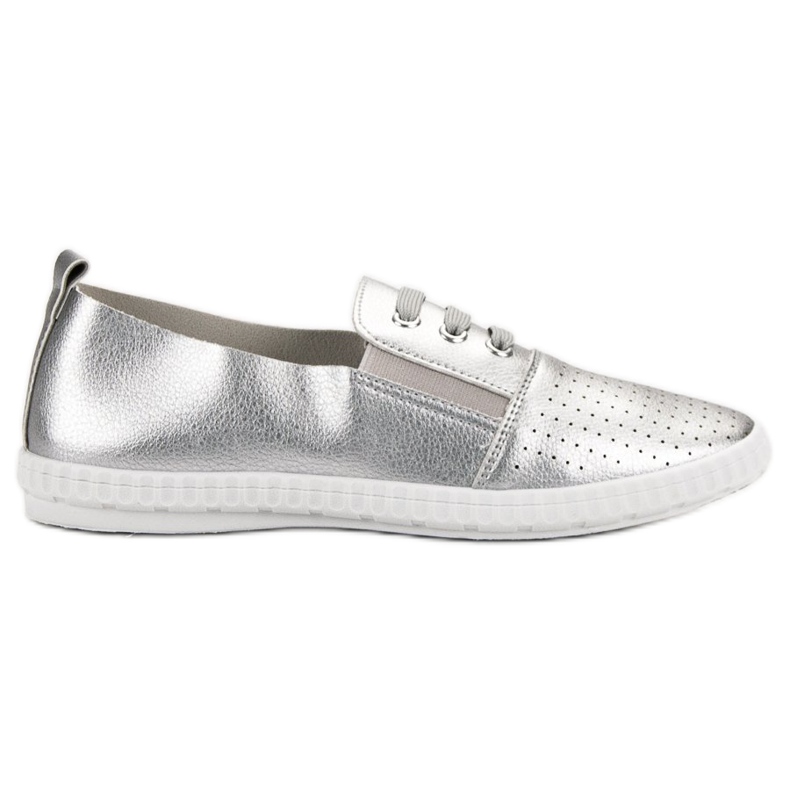 Super Mode Zapatillas Plateadas gris