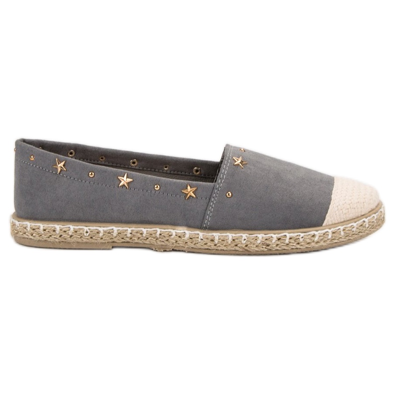 SHELOVET Alpargatas Con Jets gris