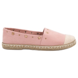 SHELOVET Alpargatas Con Jets rosado