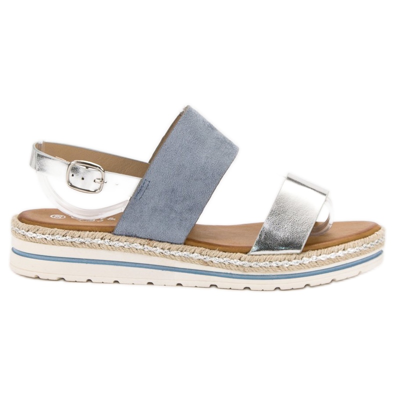 SHELOVET Sandalias cómodas azul