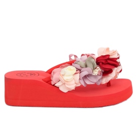 Red FM5050 Suelas de espuma roja multicolor