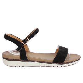 Sandalias de mujer negras S18-33 Negra negro