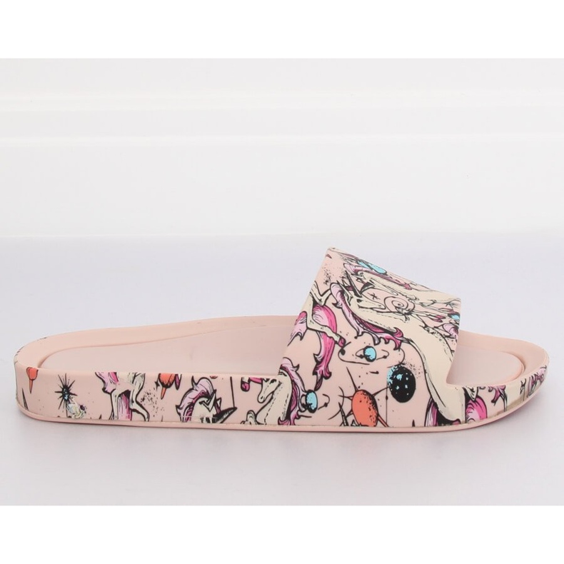 Pantuflas rosa unicornio CK83 Rosa rosado