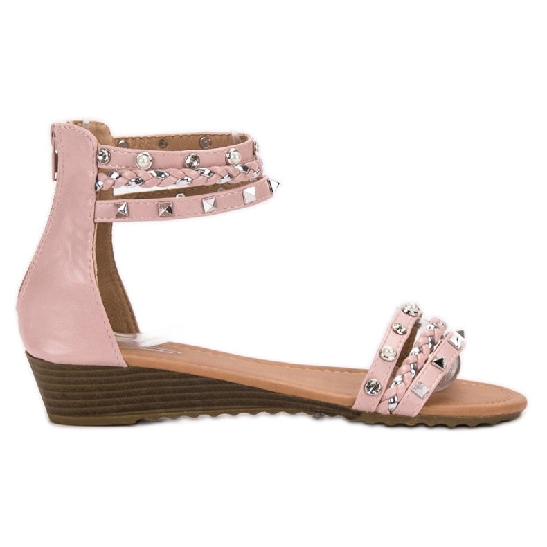 SHELOVET Sandalias Rock rosado
