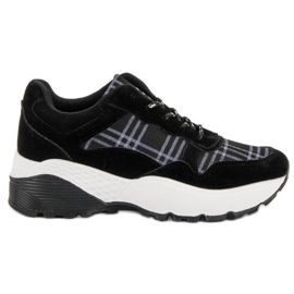 SHELOVET Zapatillas Negras negro