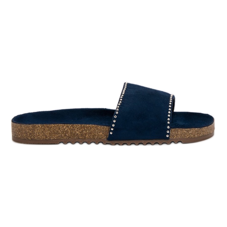 Goodin Zapatillas de gamuza azul marino