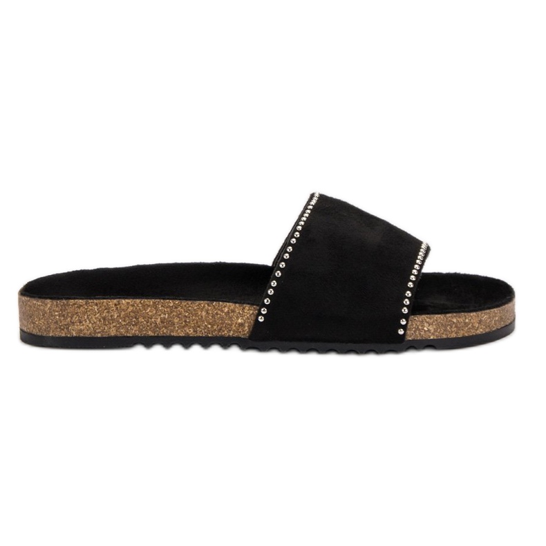 Goodin Zapatillas de gamuza negro