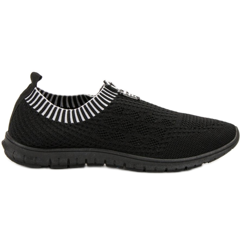 Renda Zapatos sin cordones para mujer negro