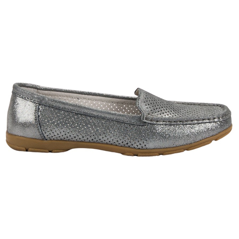 Mocasines VINCEZA de piel gris