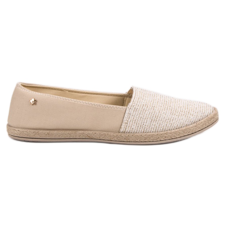 Beige VICES Slipony Beige VICES Slipony