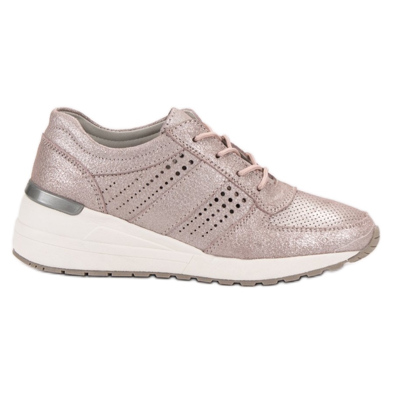 Zapatos de piel VINCEZA rosado