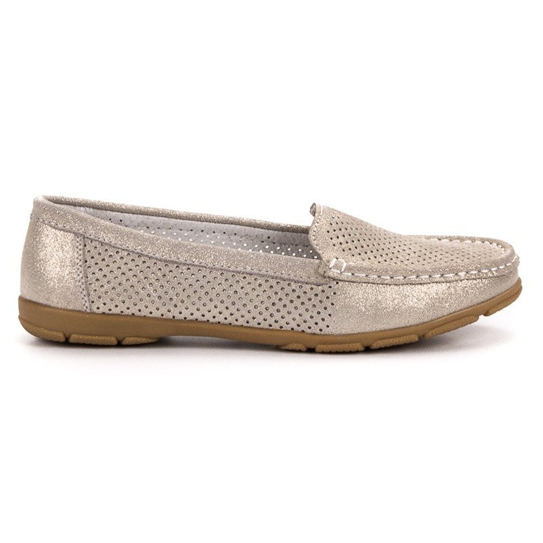 Mocasines VINCEZA de piel amarillo