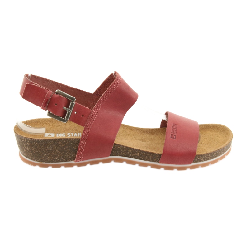 Sandalias rojas de mujer Big Star 274A016 rojo