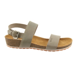 Sandalias de mujer Big Star Grey 274A014 multicolor
