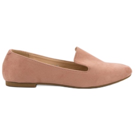 Lily Shoes Suede Lords rosado