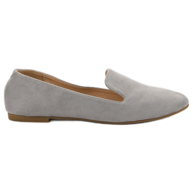 Lily Shoes Suede Lords gris