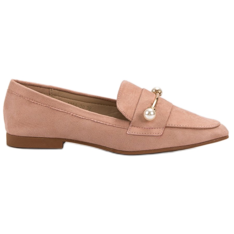 Mocasines VICES de ante rosado