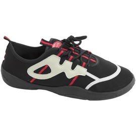 Zapatos de playa aqua-speed negro, gris y rojo 19A