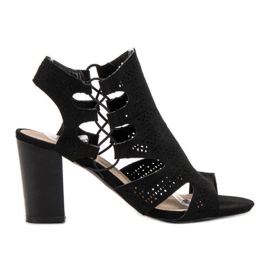 Goodin Sandalias negras de moda negro