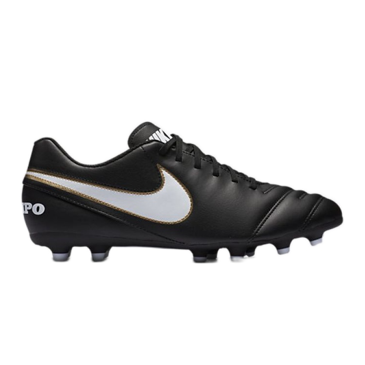Botas de fútbol Nike Tiempo Rio Iii Fg M 819233-010 negro negro