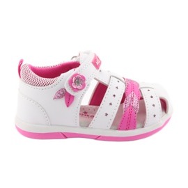 American Club Sandalias de niña American DR18 blanco rosa