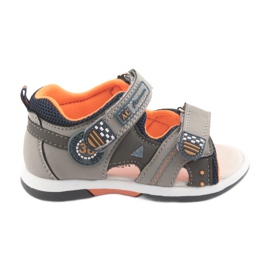 American Club DR13 sandalias para niño gris naranja azul marino