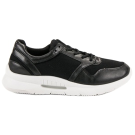 SHELOVET Calzado deportivo con cordones negro