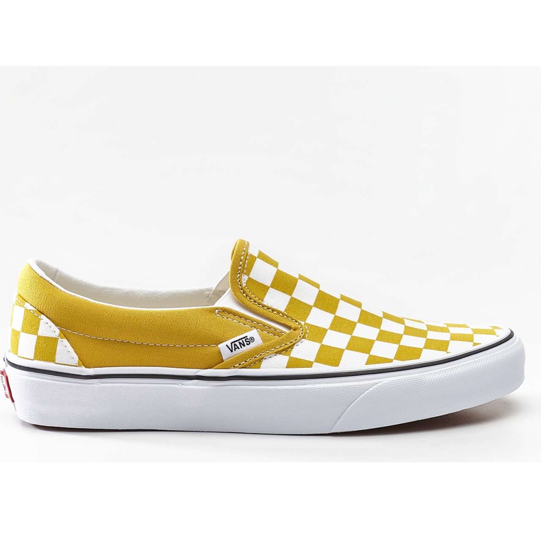 Vans Classic Slip On Vly Checkerboard Yolk Amarillo blanco